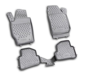 Set tappeti su misura in TPE - compatibile per  Skoda Fabia 5p (05/07>01/15) -  Skoda Fabia Wagon (01/08>03/15)