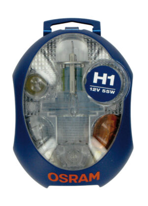 12V Kit Lampade di ricambio 12V - 1 pz  - Scatola Plast. - H1