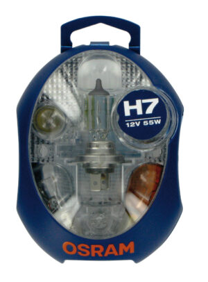 12V Kit Lampade di ricambio 12V - 1 pz  - Scatola Plast. - H7