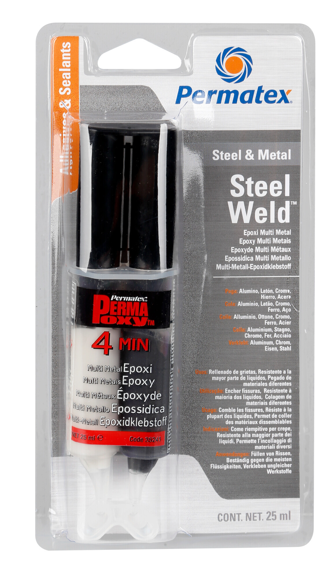 Permapoxy, adesivo per metalli - 2x25 ml - immagine 2