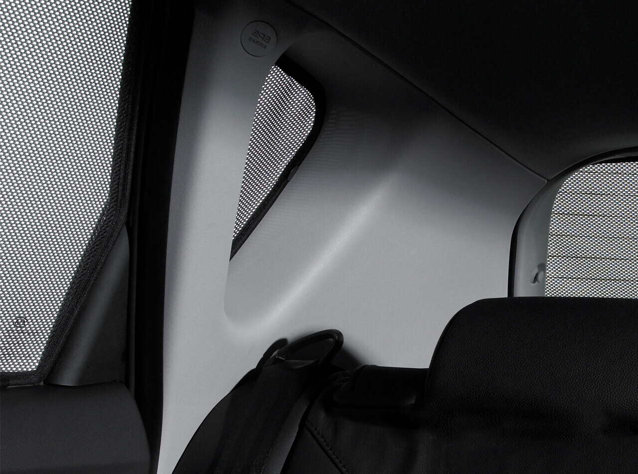 Kit tendine Privacy - 6 pz - compatibile per Citroen Nemo 5p (12/08>03/14) - Fiat Qubo 5p (09/08>05/16) - Peugeot Bipper Tepee (03/09>12/17) - immagine 9