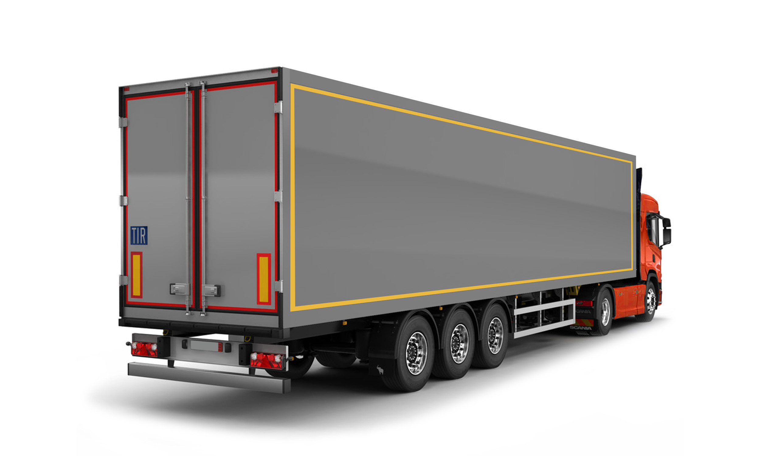 Premium, nastro segnaletico di sicurezza per superfici rigide - 50 m - Giallo - immagine 4