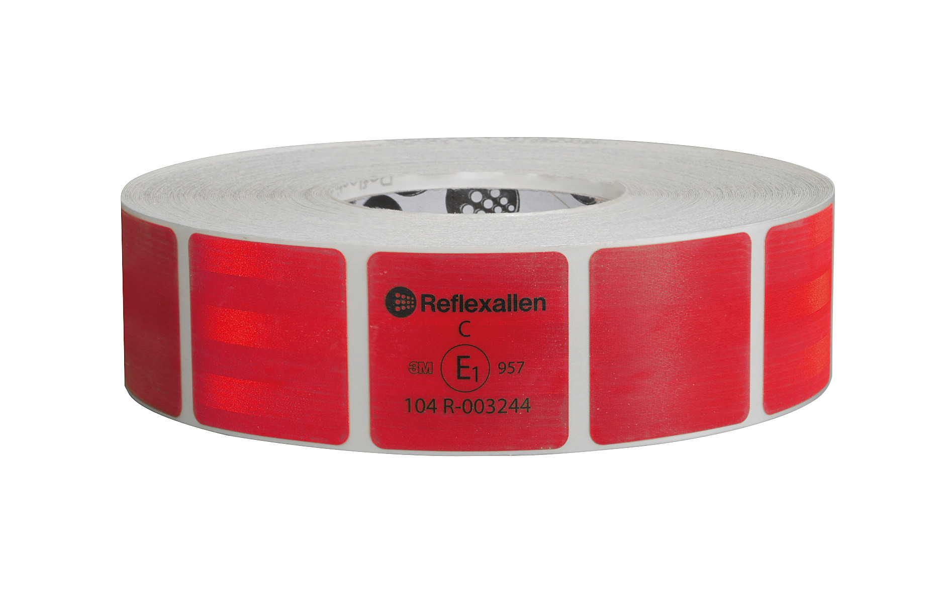 Value, nastro segnaletico di sicurezza per superfici telonate - 50 m - Rosso