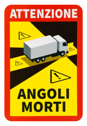 Contrassegno adesivo angoli morti, 1 pz - Camion - ITA