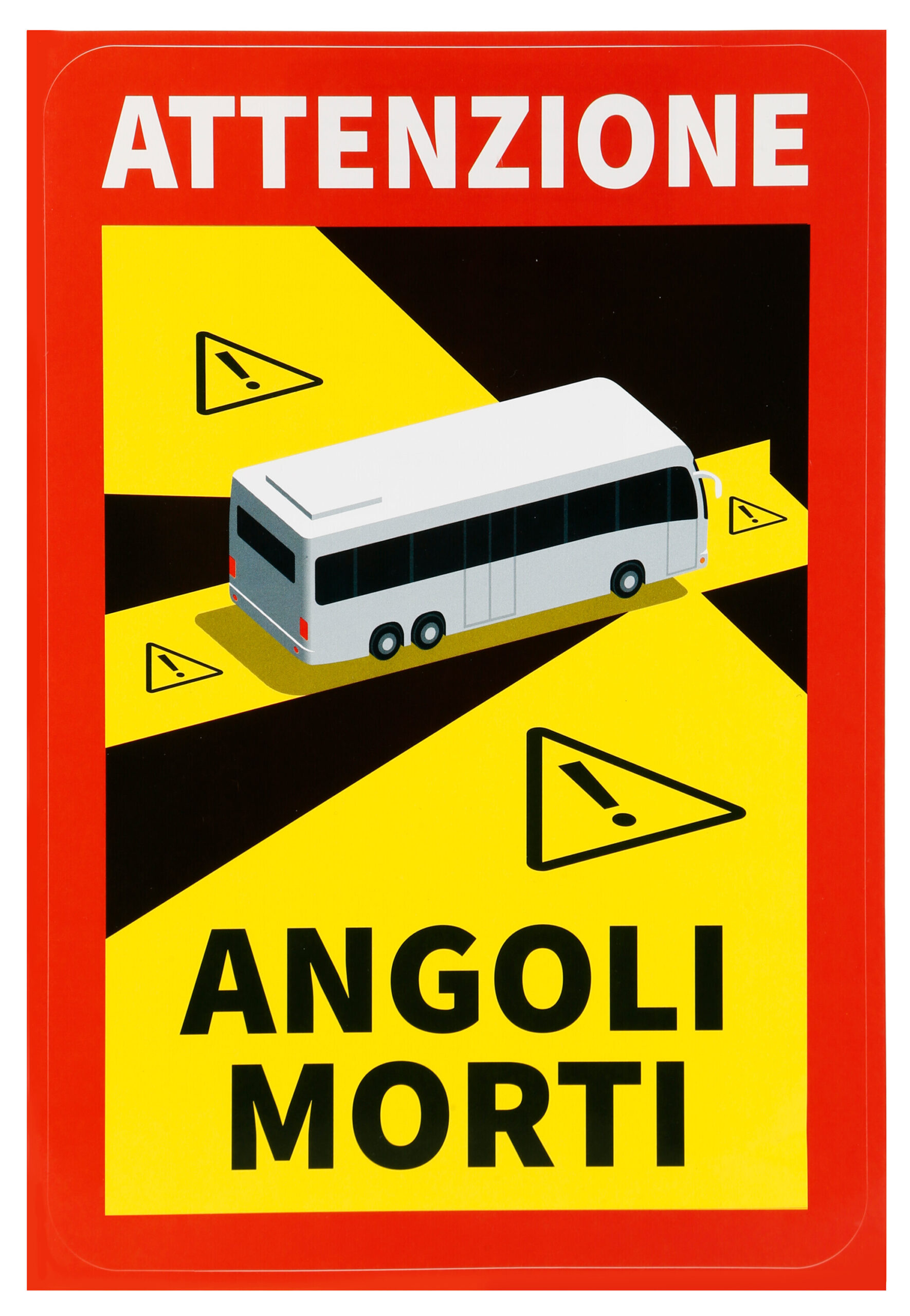 Contrassegno adesivo angoli morti, 1 pz - Autobus - ITA - immagine 2