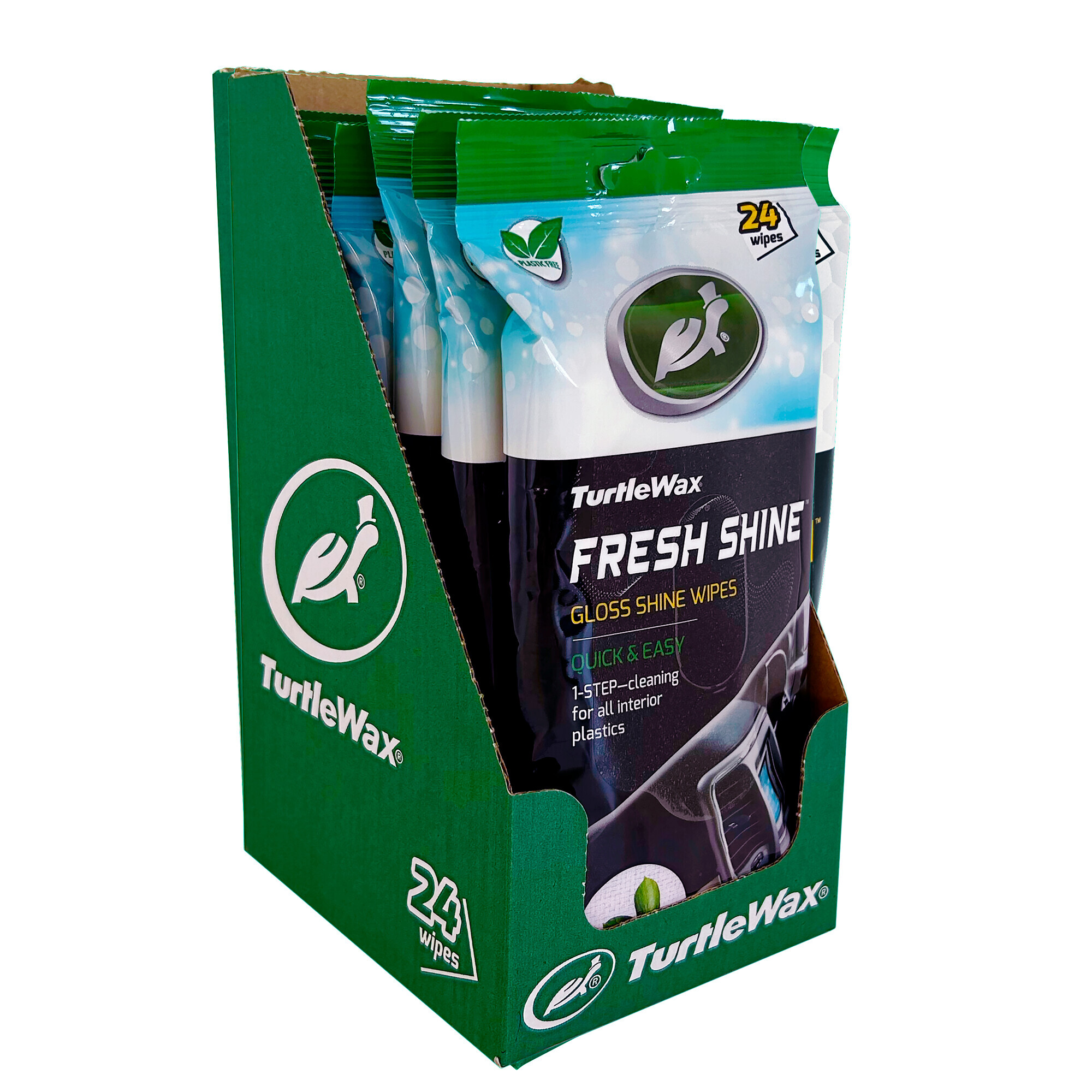 Fresh Shine, salviette per cruscotto, finitura lucida - 24 pz - immagine 2