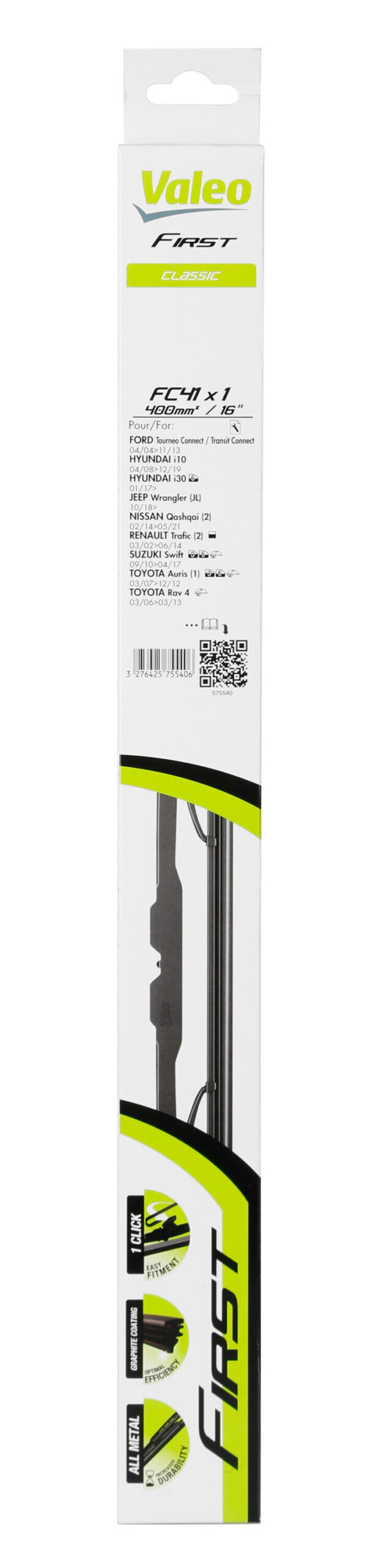 First Conventional, spazzola tergicristallo - FC41 - 400 mm - 1 pz - immagine 2