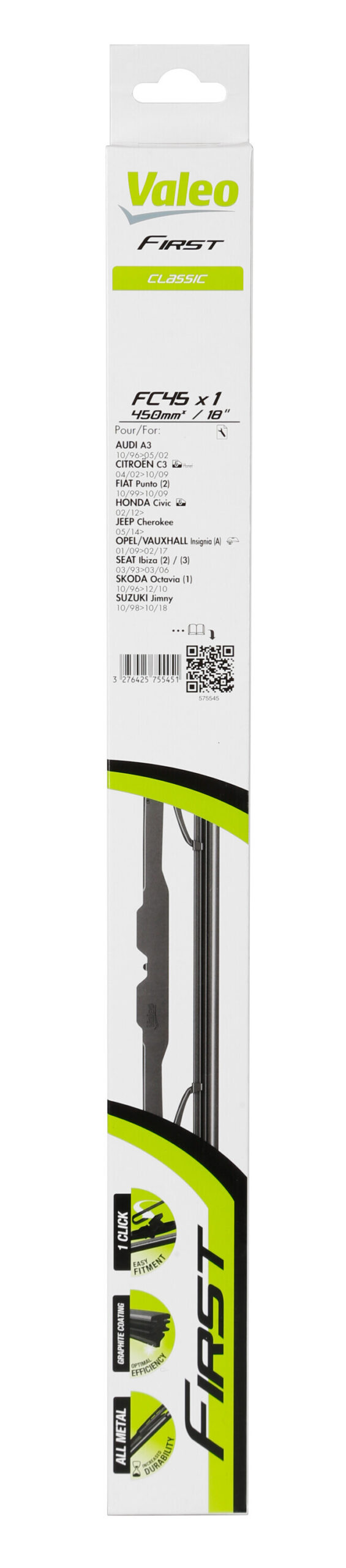 First Conventional, spazzola tergicristallo - FC45 - 450 mm - 1 pz - immagine 2