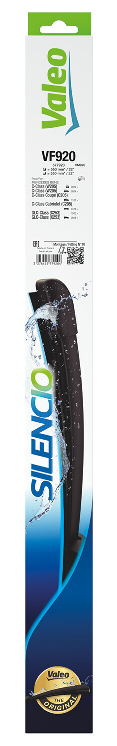 Silencio Flat Blades, spazzole tergicristallo - VF920 - 550 + 550 mm - 2 pz - immagine 3