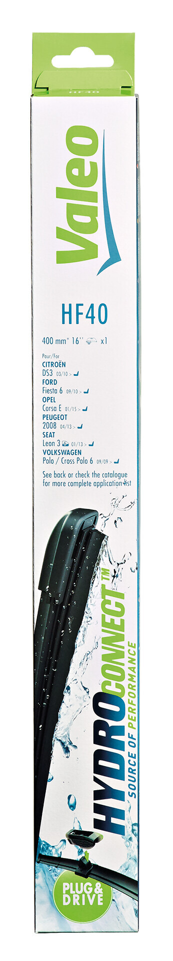 HydroConnect Multiconnection, spazzola tergicristallo - HF40 - 400 mm - 1 pz - immagine 2