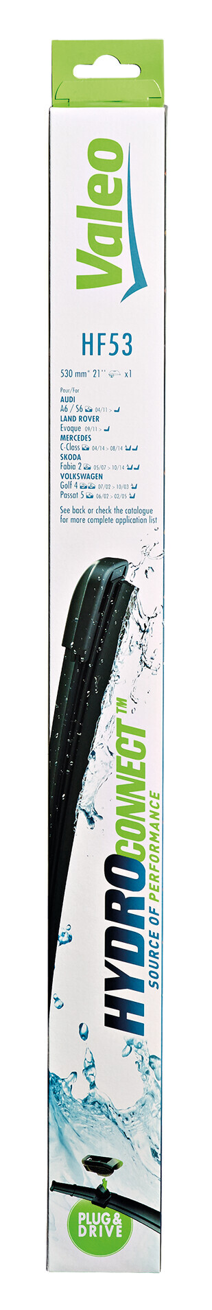 HydroConnect Multiconnection, spazzola tergicristallo - HF53 - 530 mm - 1 pz - immagine 2