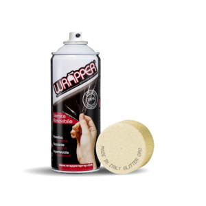 Wrapper, pellicola spray rimovibile, 400 ml - Glitter oro
