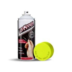 Wrapper, pellicola spray rimovibile, 400 ml - Giallo fluo