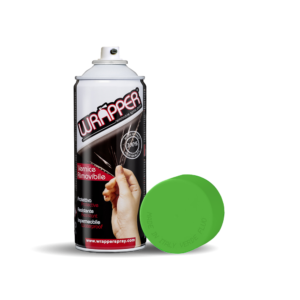 Wrapper, pellicola spray rimovibile, 400 ml - Verde fluo