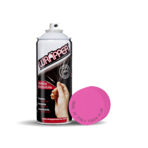 Wrapper, pellicola spray rimovibile, 400 ml - Fuxia fluo