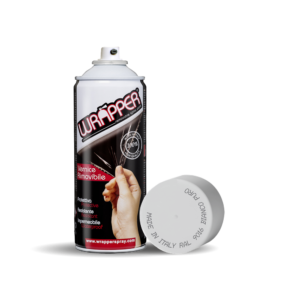 Wrapper, pellicola spray rimovibile, 400 ml - Bianco puro - Ral 9016