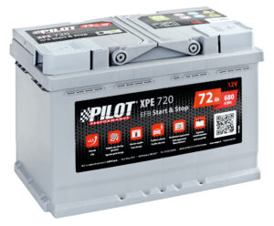 Batteria 12V - Pilot Start-Stop EFB - 72 Ah - 680 A - L3