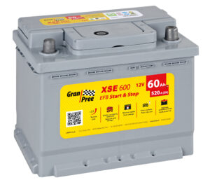 Batteria 12V - Gran Pree Start-Stop EFB - 60 Ah - 520 A - L2