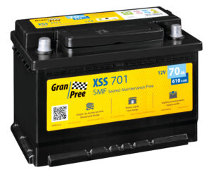 Batteria 12V - Gran Pree SMF - 70 Ah - 610 A - L3