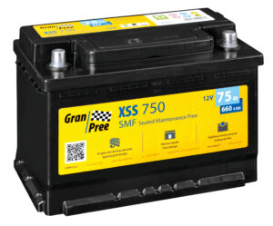 Batteria 12V - Gran Pree SMF - 75 Ah - 660 A - L3