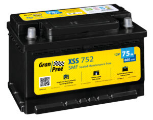 Batteria 12V - Gran Pree SMF - 75 Ah - 660 A - LB3