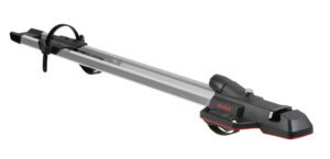 HighSpeed, porta bicicletta da tetto con fissaggio ruota anteriore - Argento - max 1219 mm (passo bici)