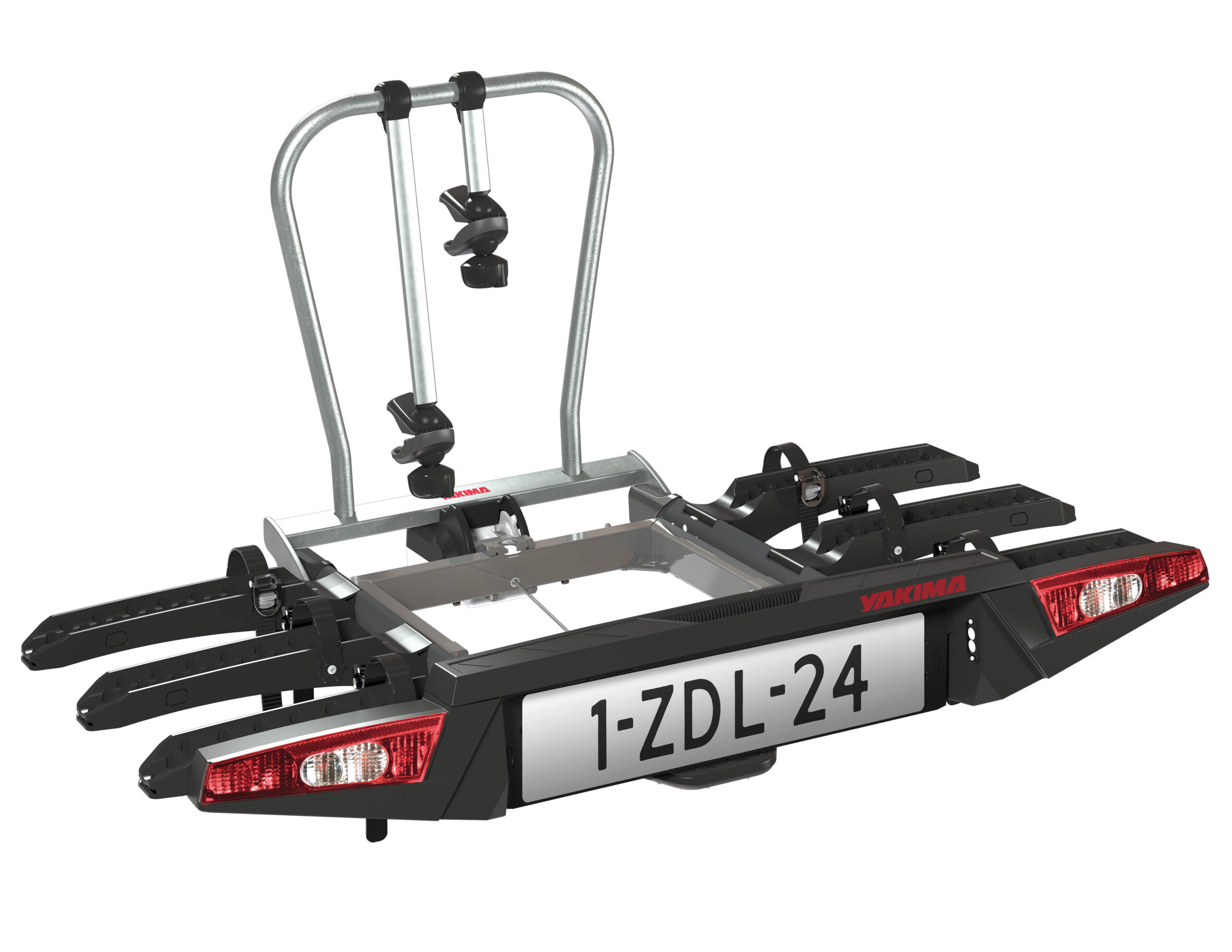 FoldClick, portabiciclette per gancio traino - 3 bici