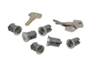 SKS lock core, kit serrature 6 pz