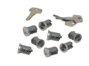 SKS lock core, kit serrature 8 pz