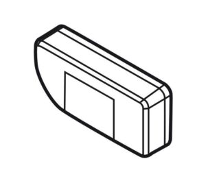 Ricambio cover luce sinistra per portabici Justclick