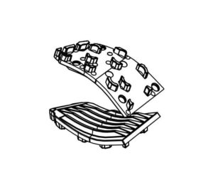 Gomme protezione telaio per portabici Justclick e Foldclick