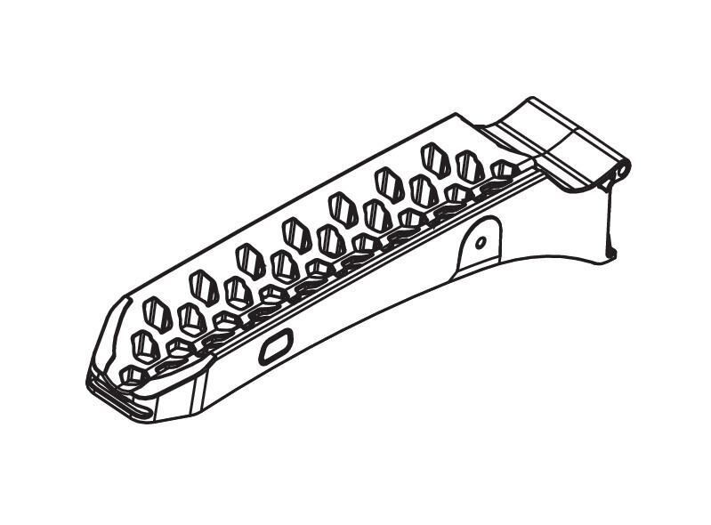 Base portaruota di ricambio per portabici FoldClick