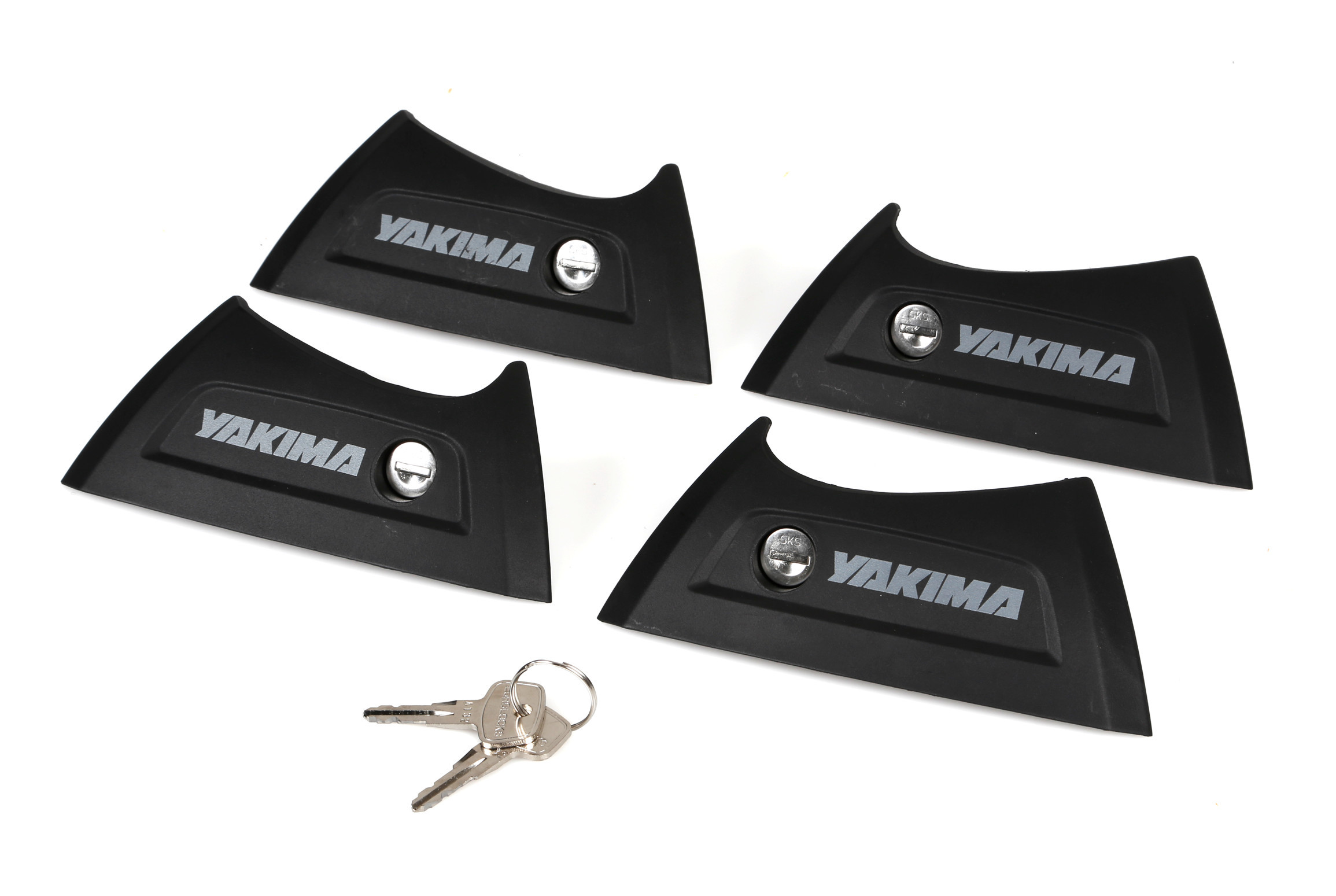 Cover ricambio 4 pz. per barre Yakima Thru e 2 chiavi Sks