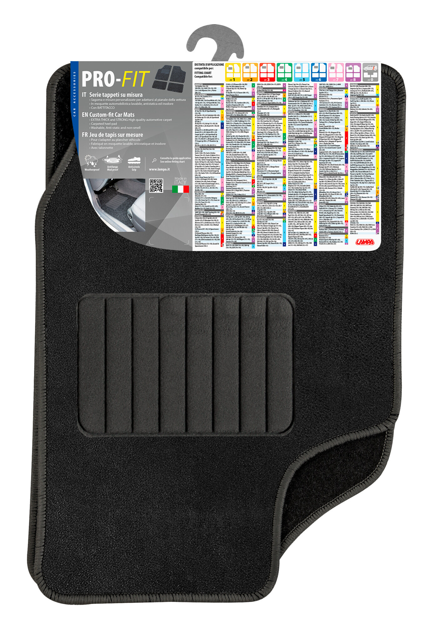 Pro-Fit, serie tappeti su misura - PF-6 - Nero 2 Pro-Fit, serie tappeti su misura - PF-6 - Nero - immagine 2