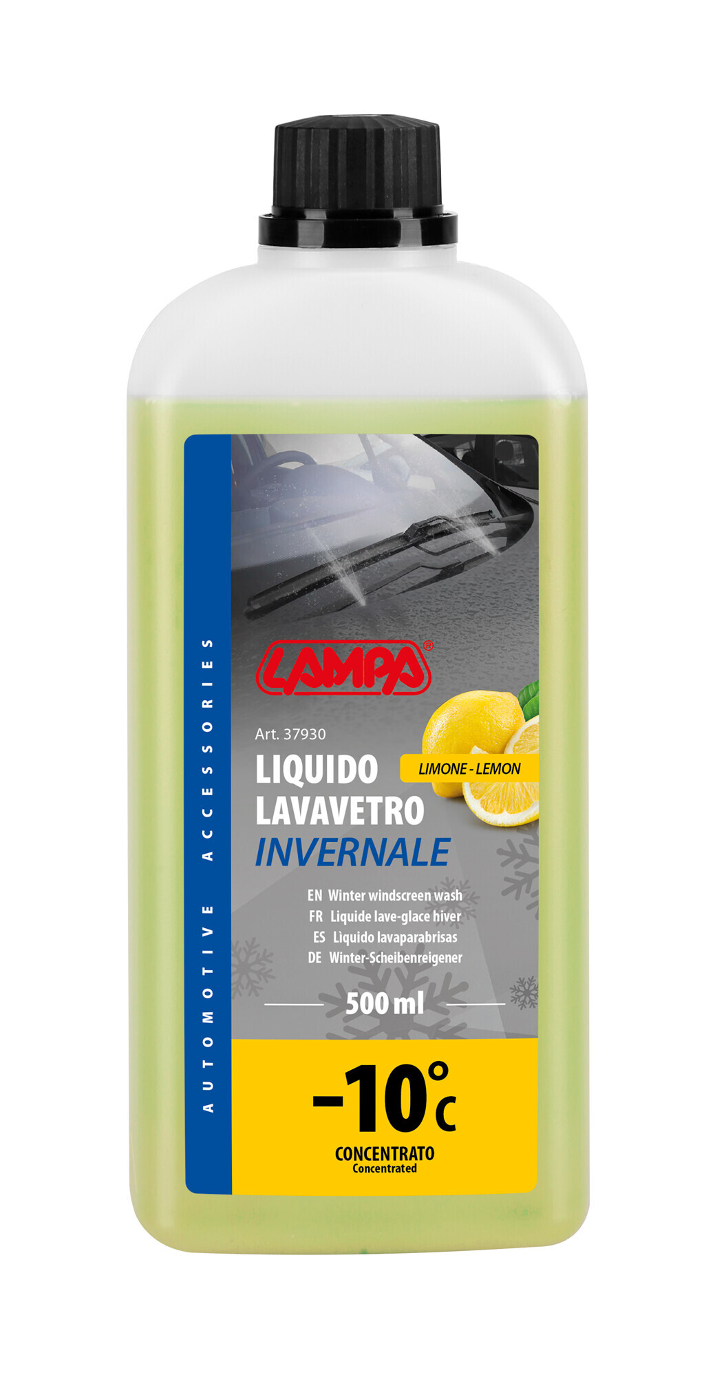 Liquido lavavetro invernale profumato (-10°C) - Limone - 500 ml