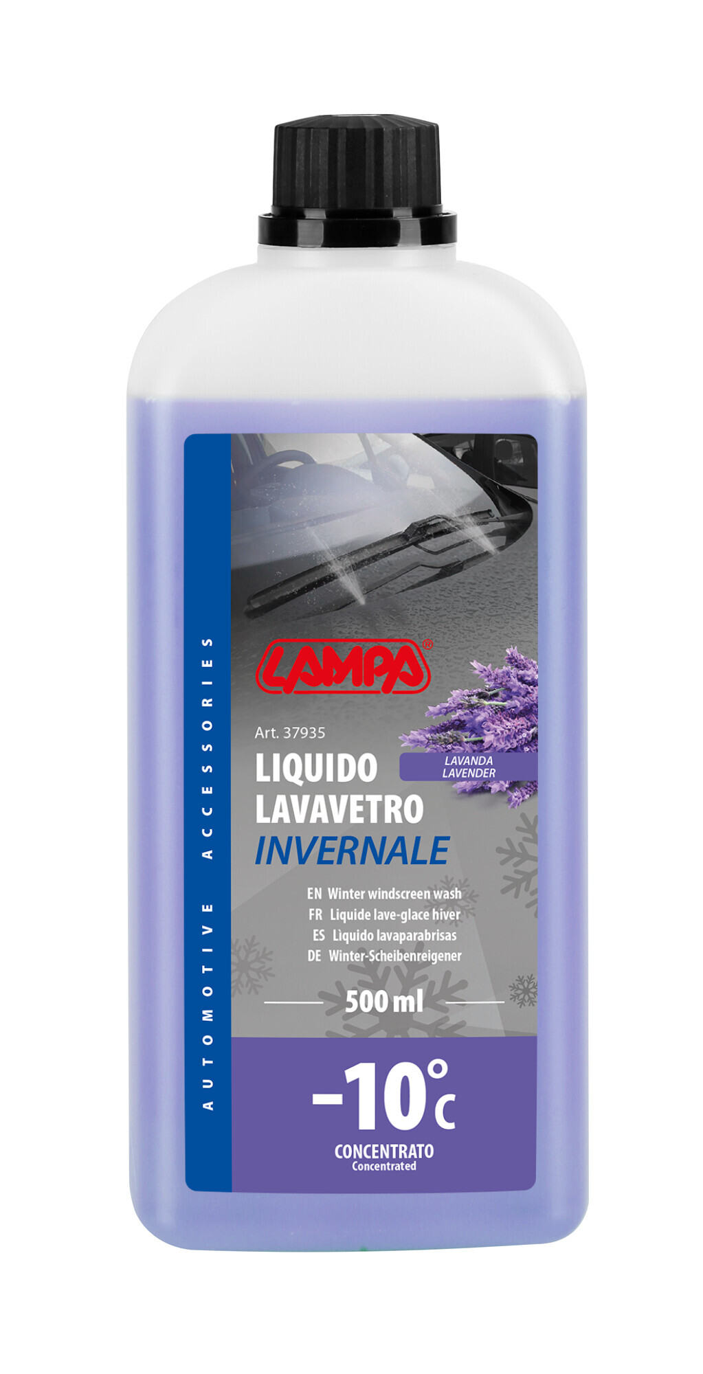 Liquido lavavetro invernale profumato (-10°C) - Lavanda - 500 ml
