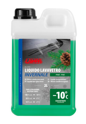 Liquido lavavetro invernale profumato (-10&deg;C) - Pino - 2000 ml