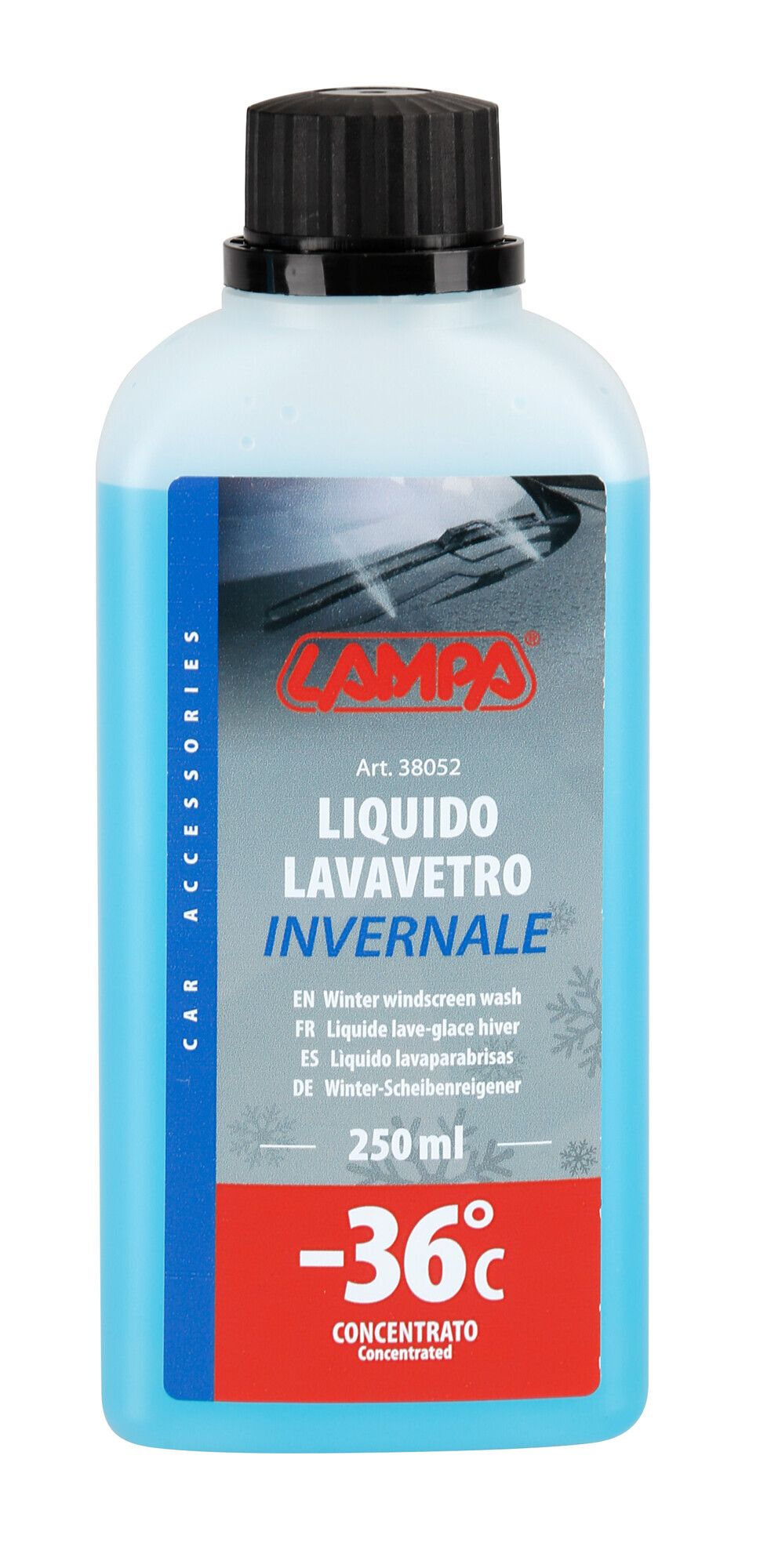 Liquido lavavetro invernale, concentrato (-36°C) - 250 ml 1 Liquido lavavetro invernale, concentrato (-36°C) - 250 ml