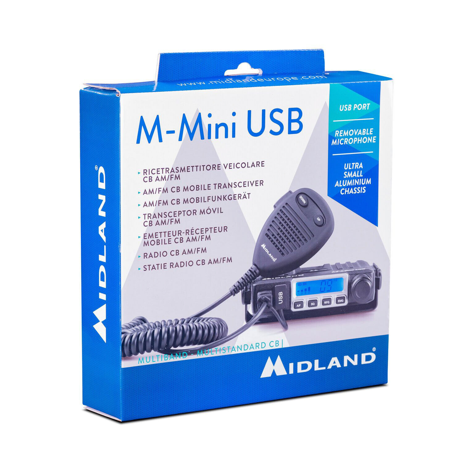M-Mini USB, CB con presa USB - immagine 3