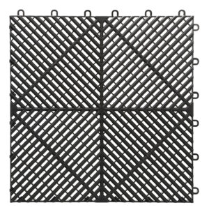 Piastrella in PP - Nero