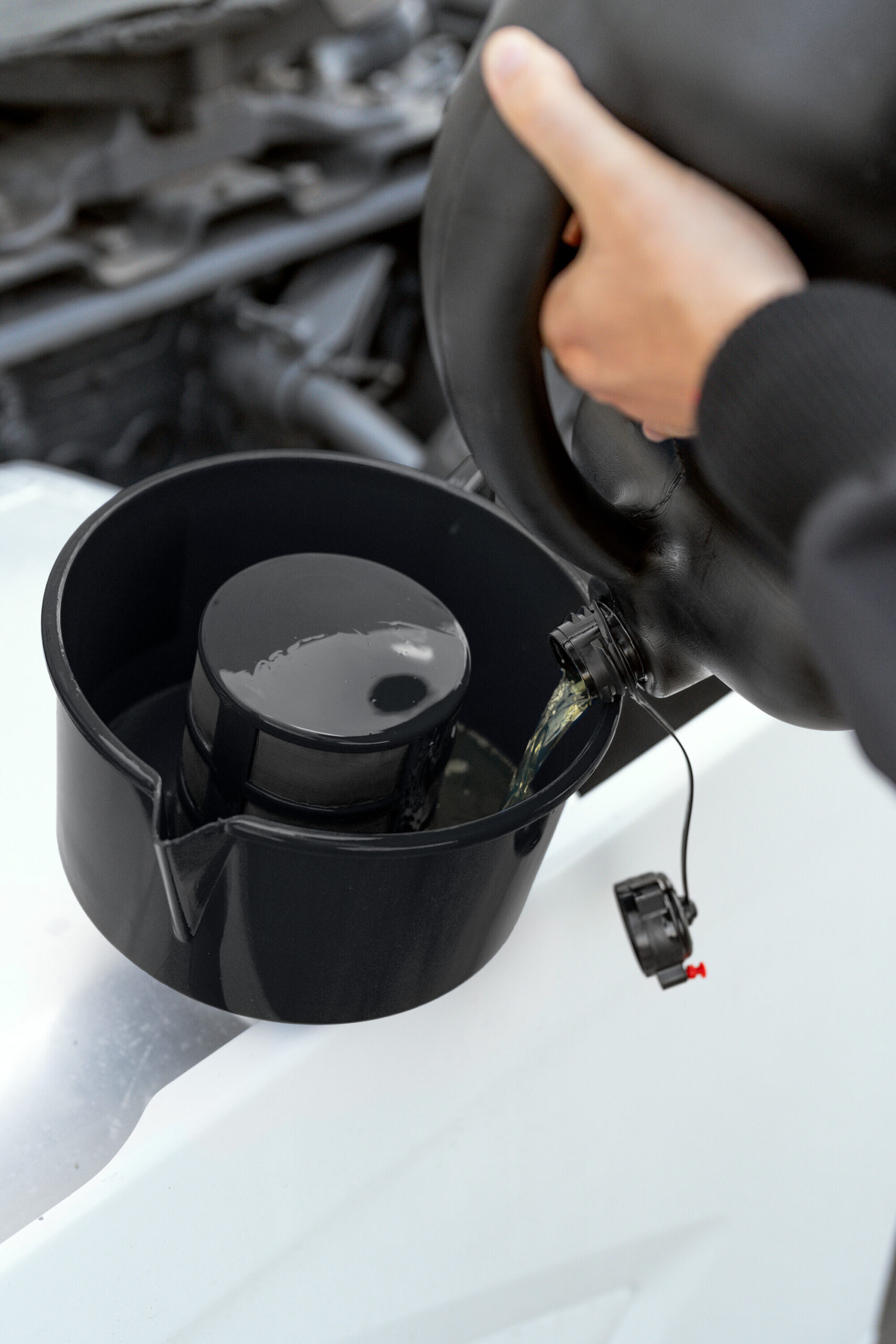 Imbuto professionale con 3 filtri separatori 5 Imbuto professionale con 3 filtri separatori - immagine 5