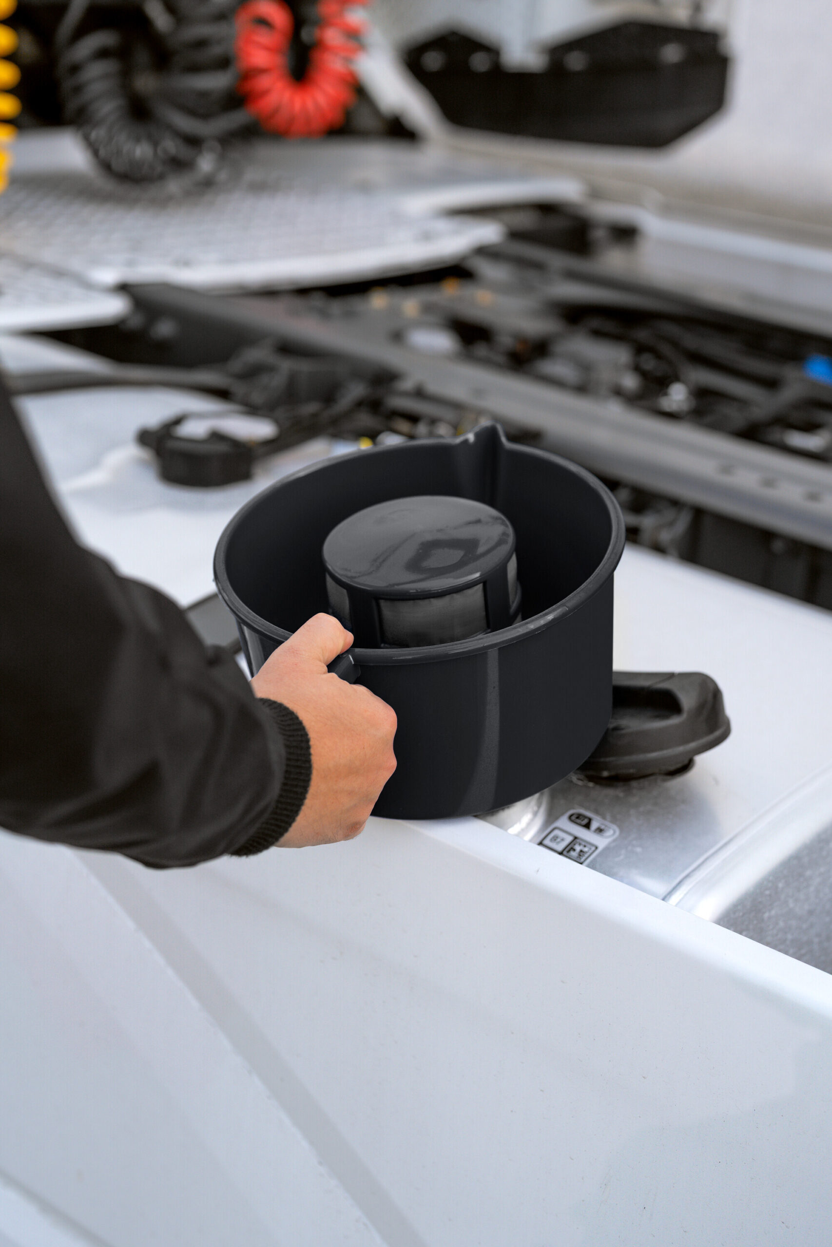 Imbuto professionale con 3 filtri separatori 6 Imbuto professionale con 3 filtri separatori - immagine 6