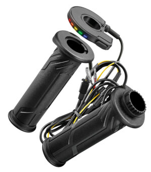 Manopole riscaldate con interruttore Led, 12V