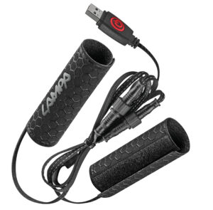 Manopole riscaldate con presa USB