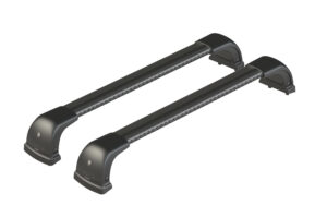 Home 13 Silenzio CX Black, set completo barre portatutto in alluminio - 89 cm + 89 cm - Origine RF - C159