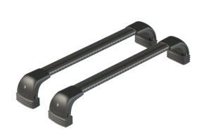 Silenzio CX Black, set completo barre portatutto in alluminio - 89 cm + 89 cm - Origine RF - C059