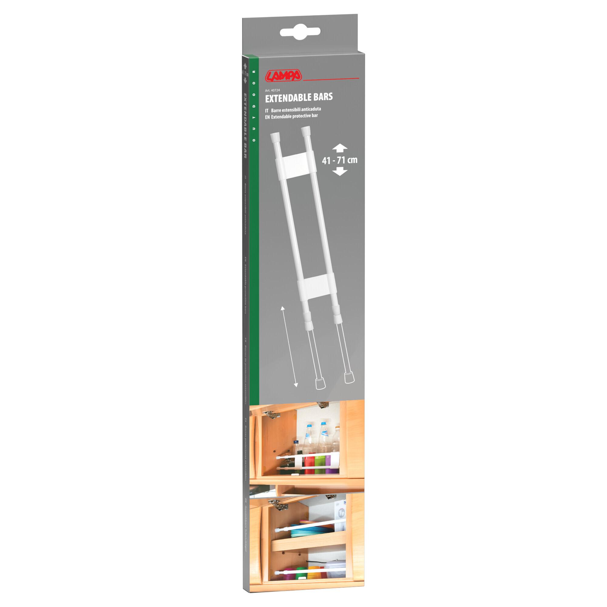 Barre estensibili anticaduta - 41-71 cm 2 Barre estensibili anticaduta - 41-71 cm - immagine 2