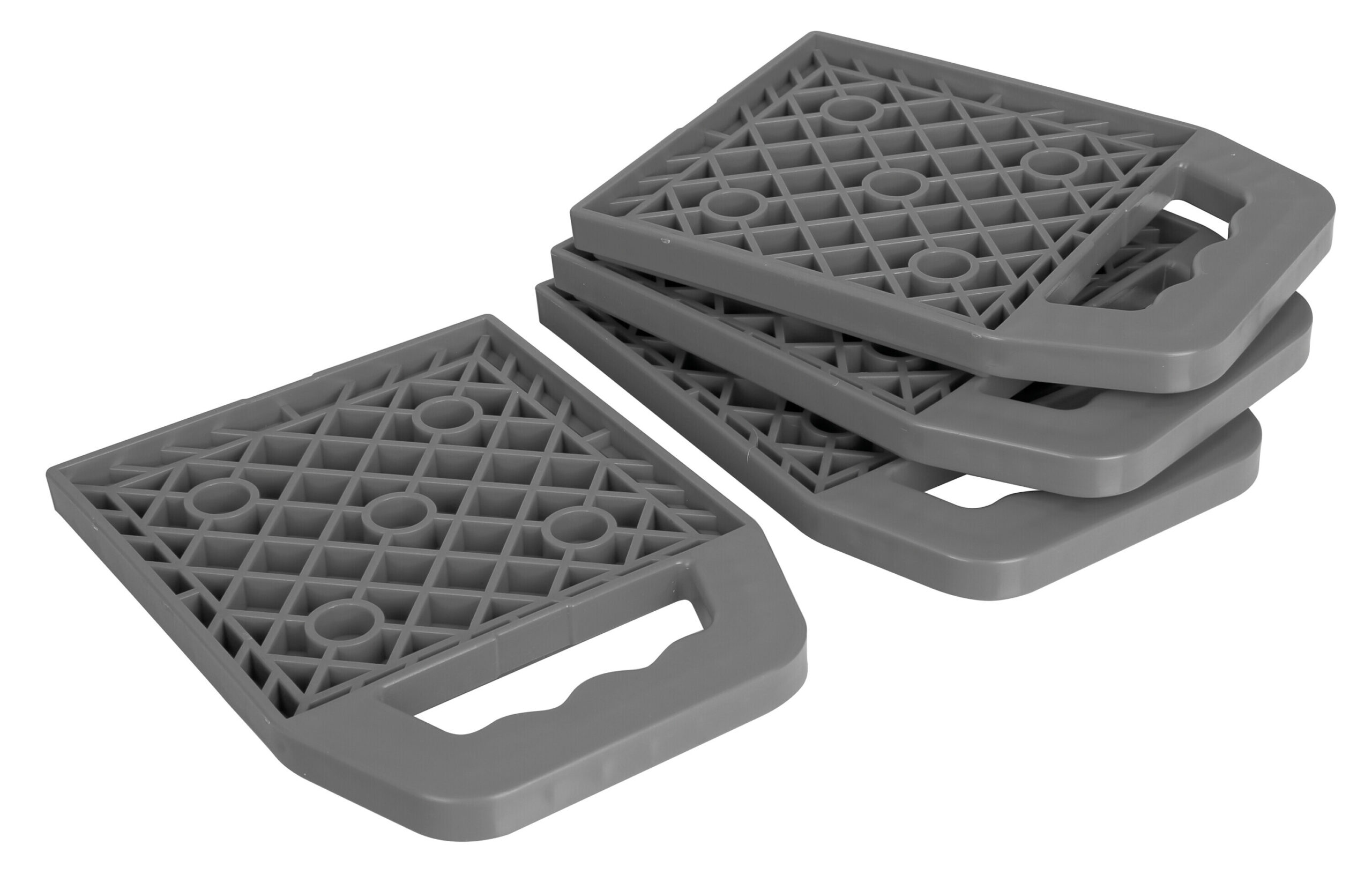 Piastre di supporto e livellamento con maniglia, set 4 pz 1 Piastre di supporto e livellamento con maniglia, set 4 pz