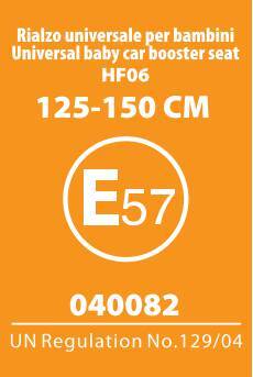 HF06, Rialzo compatibile i-Size con Isofix 10 HF06, Rialzo compatibile i-Size con Isofix - immagine 10