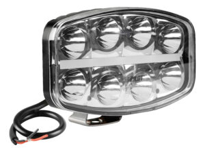 Pluton Nova, faro di profondità LED con luce di posizione - 12/24V - 245x140 mm